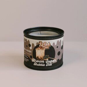 Handmade Scented Soy & Coconut Wax Candle Brown Sugar Bubble Tea 140g